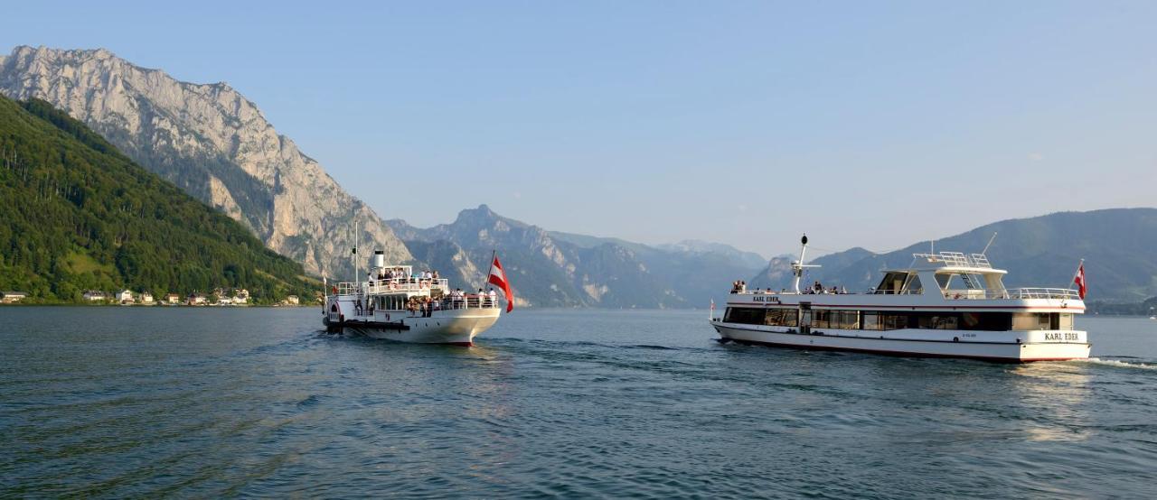 Boutiquehotel Zum Goldenen Hirschen Gmunden Dış mekan fotoğraf