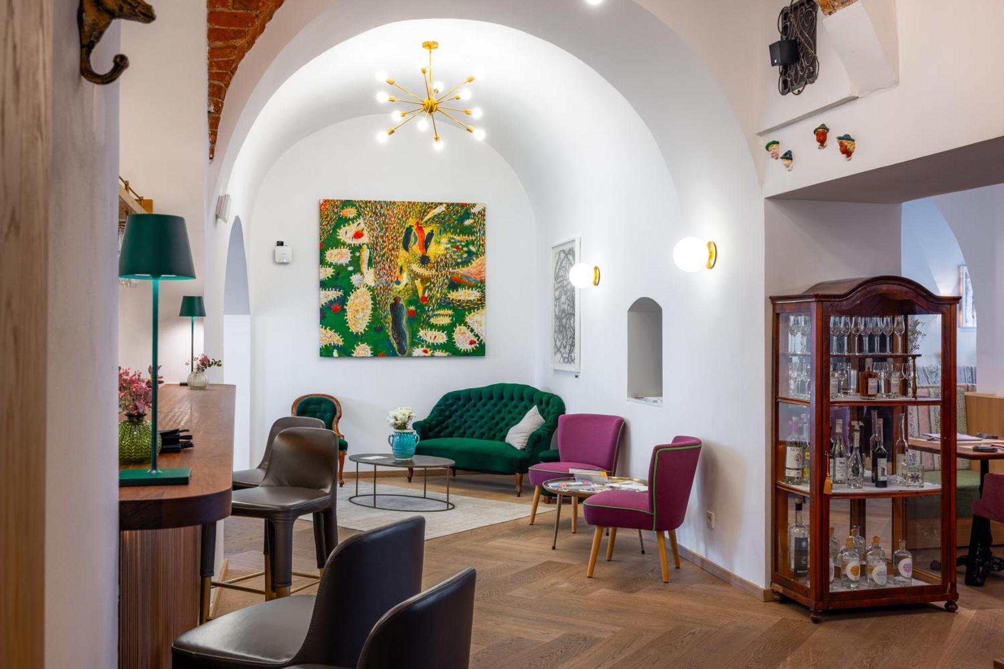Boutiquehotel Zum Goldenen Hirschen Gmunden Dış mekan fotoğraf